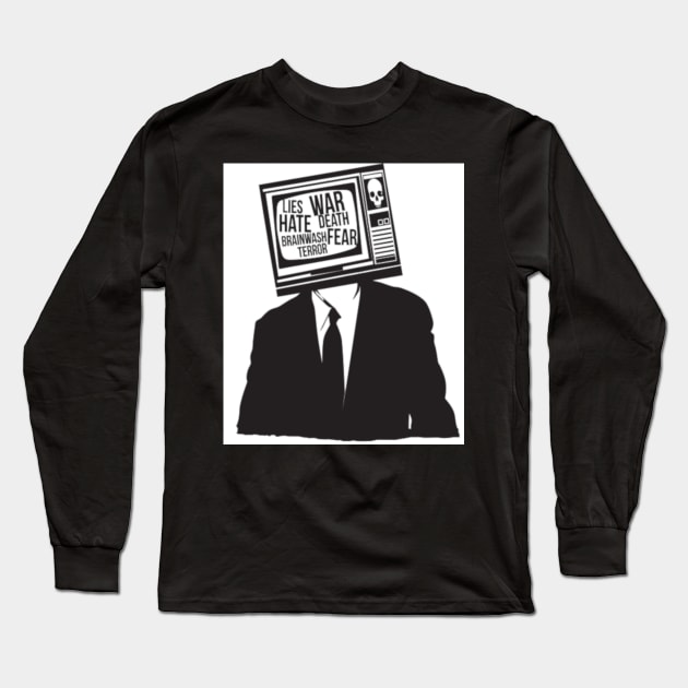 Kill Your T.V. Long Sleeve T-Shirt by ForestFire